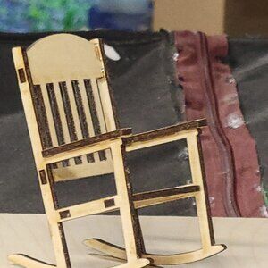 Doll house rocking chair